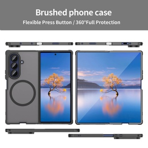 Husa Samsung Galaxy Z Fold 7 HaloFrost Magsafe neagra - Img 5