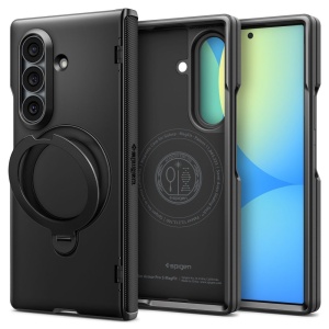 Husa militara compatibila MagSafe Spigen Slim Armor Pro S pentru Galaxy Z Fold8 Ultra Black