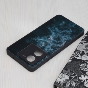 Husa Xiaomi 13T Pro / 13T - Printing Glass Blue Nebula - Img 4
