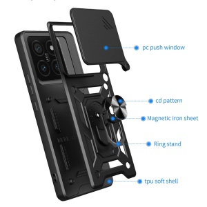 Husa Xiaomi 14T CamShield Case Neagra Techsuit - Img 5