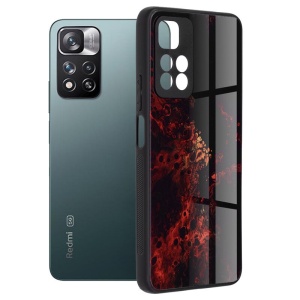 Husa Xiaomi Redmi Note 11 Pro+ - Printing Glass Red Nebula - Img 1