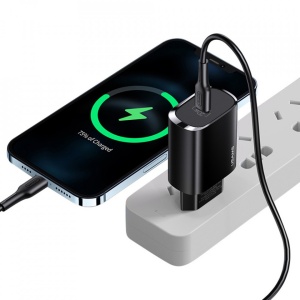 Incarcator telefon priza - Usams Travel charger T39 Port USB-C , PD, Fast - Img 2