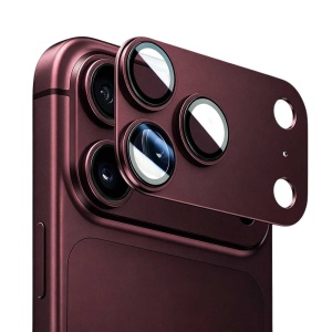 Protecție Camere iPhone 18 Pro Max - Lito - Crown Halo AR AF - Dark Cherry