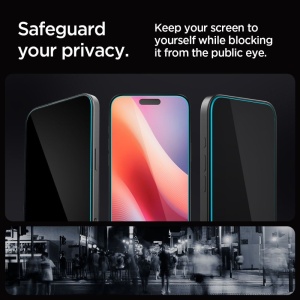 Sticla securizata iPhone 18 Pro Max Spigen Glass.tR EZ-FIT PRO HD Privacy - Img 4