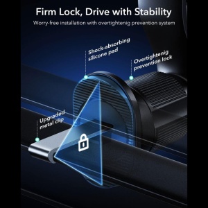 Suport Auto ESR OmniLock cu incarcare Qi2 25W – Magnetic, 360° - Img 7