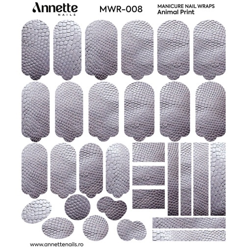 Nail Wraps Manichiura Animal Print 8 Annette Nails MWR-008
