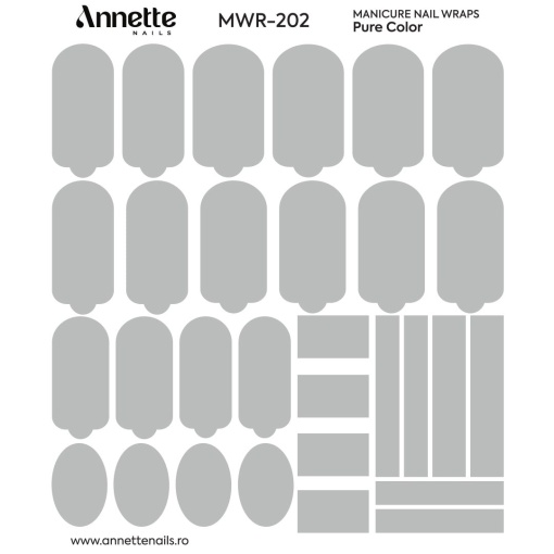 Nail Wraps Manichiura Pure Color 202 Annette Nails MWR-202
