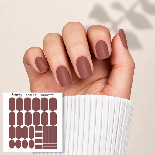 Nail Wraps Manichiura Pure Color 210 Annette Nails MWR-210