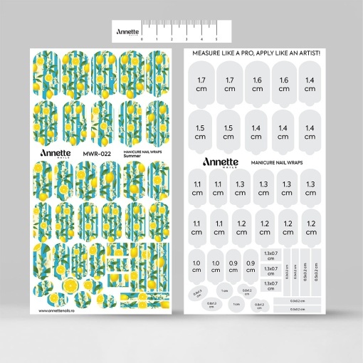 Nail Wraps Manichiura Summer 22 Annette Nails MWR-022
