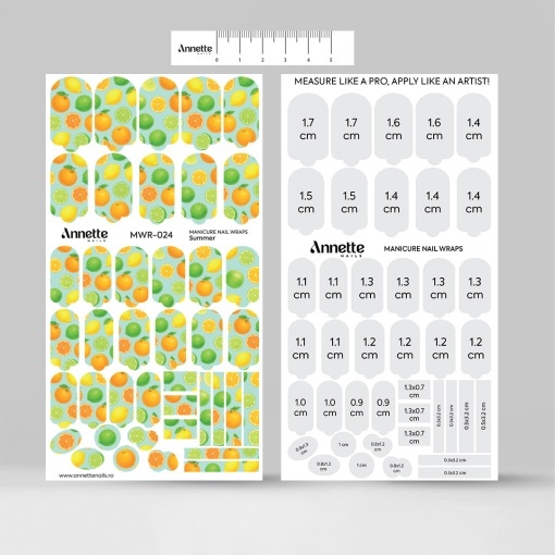 Nail Wraps Manichiura Summer 24 Annette Nails MWR-024