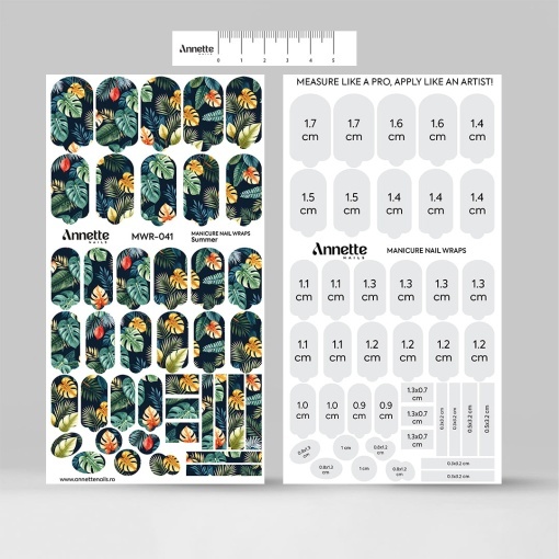 Nail Wraps Manichiura Summer 41 Annette Nails MWR-041