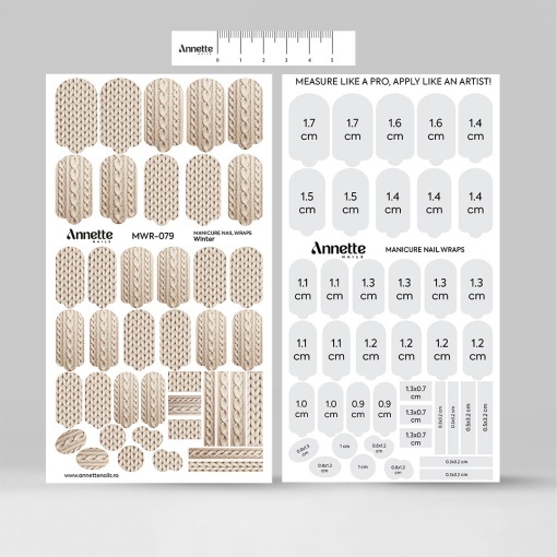 Nail Wraps Manichiura Winter 79 Annette Nails MWR-079