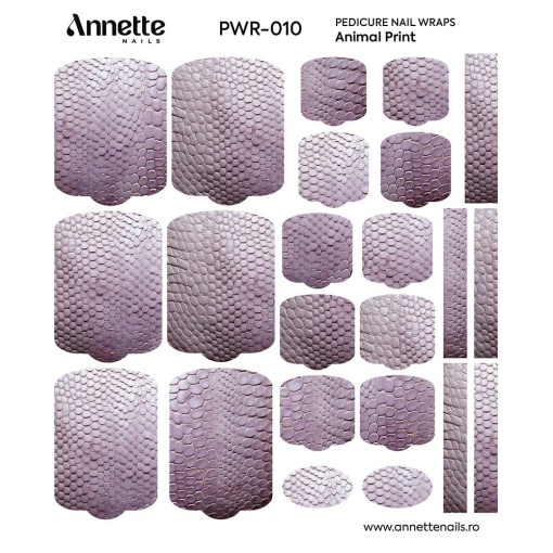 Nail Wraps Pedichiura Animal Print 10 Annette Nails PWR-010