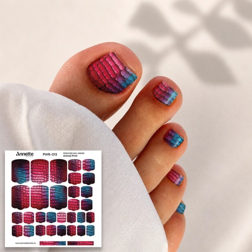 Nail Wraps Pedichiura Animal Print 13 Annette Nails PWR-013