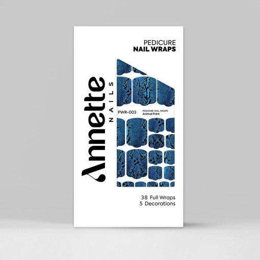 Nail Wraps Pedichiura Animal Print 3 Annette Nails PWR-003