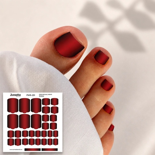 Nail Wraps Pedichiura Ombre 251 Annette Nails PWR-251