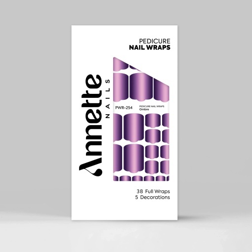 Nail Wraps Pedichiura Ombre 254 Annette Nails PWR-254
