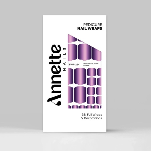 Nail Wraps Pedichiura Ombre 254 Annette Nails PWR-254