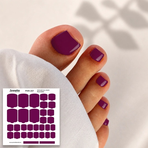 Nail Wraps Pedichiura Pure Color 207 Annette Nails PWR-207