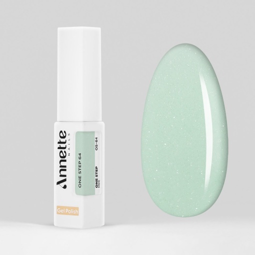 Oja Semipermanenta 3 in 1 One Step Mint - 8ml Annette Nails OS-64