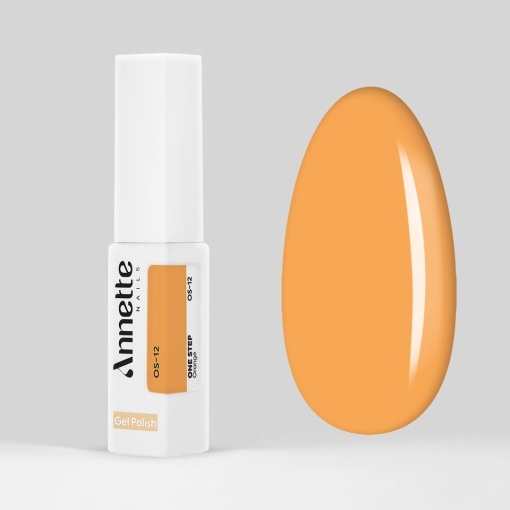 Oja Semipermanenta 3 in 1 One Step Orange - 8ml Annette Nails OS-12