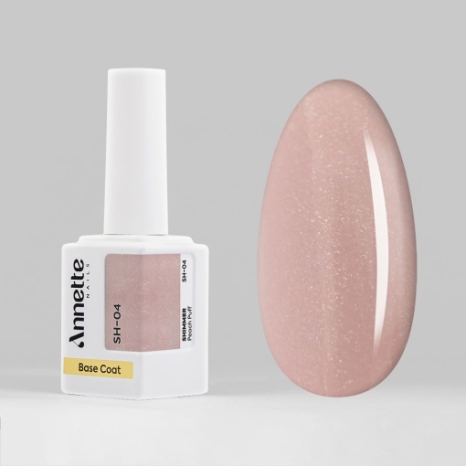 Baza Rubber Shimmer Peach Puff - 12ml Annette Nails SH-04
