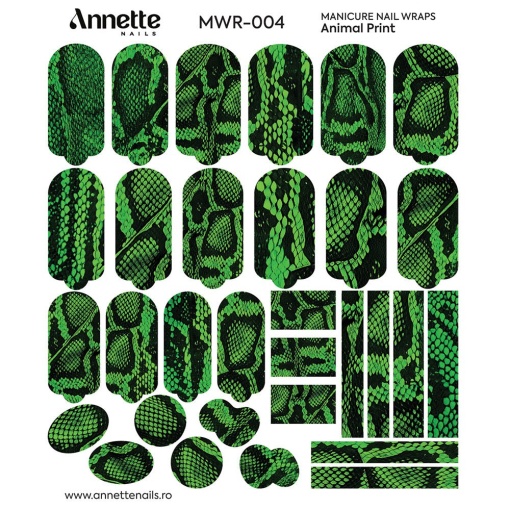 Nail Wraps Manichiura Animal Print 4 Annette Nails MWR-004