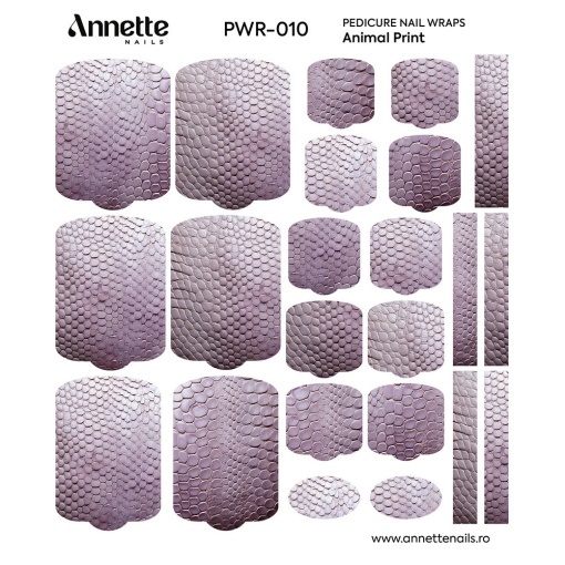 Nail Wraps Pedichiura Animal Print 10 Annette Nails PWR-010