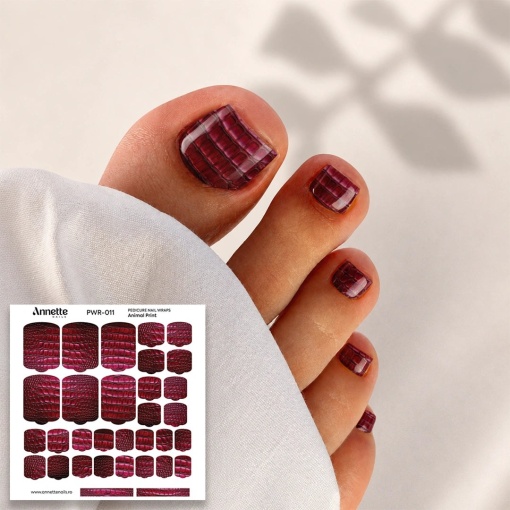Nail Wraps Pedichiura Animal Print 11 Annette Nails PWR-011