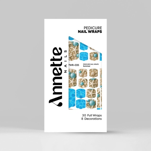 Nail Wraps Pedichiura Summer 35 Annette Nails PWR-035