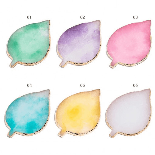 Paleta Mixare Culori Forma Frunza - H