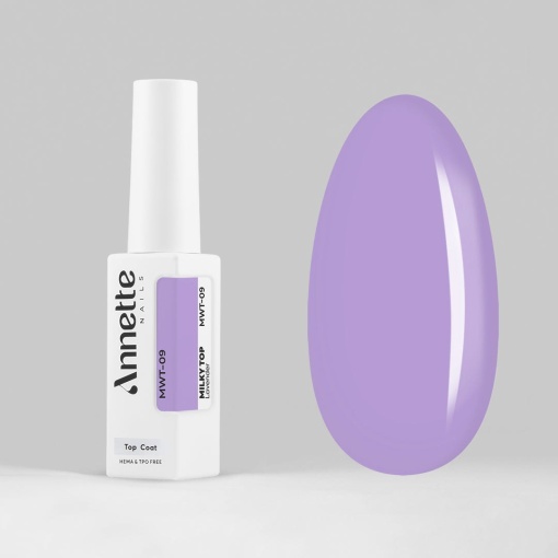 Top Coat Milky Lavender MWT-09 - 8ml Annette Nails