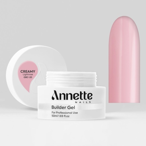 Gel Constructie Creamy Lightrose - 50ml Annette Nails GBC-20-50
