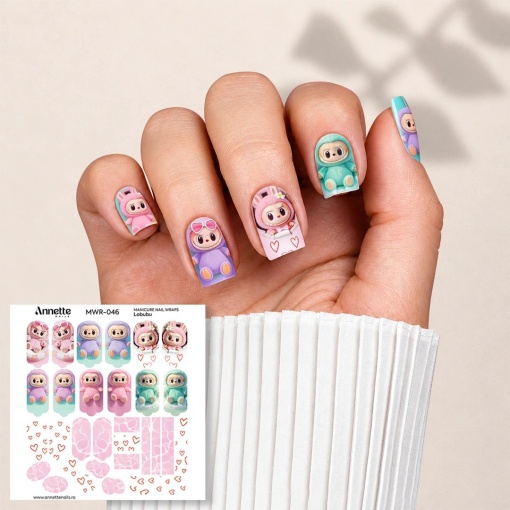 Nail Wraps Manichiura Labubu 46 Annette Nails MWR-046 LIMITED EDITION