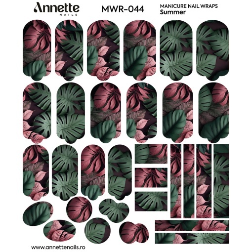 Nail Wraps Manichiura Summer 44 Annette Nails MWR-044