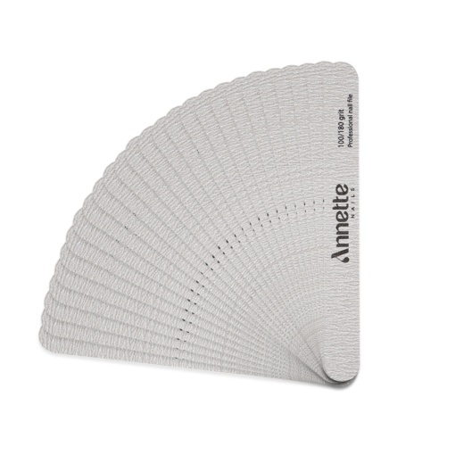 Set Pile Unghii din Lemn Ovale 50 buc 100/180 grit Zebra Annette Nails PWD-02-100/180Z-S50
