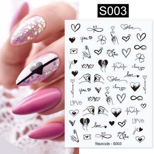 Sticker unghii - BORN PRETTY - S003