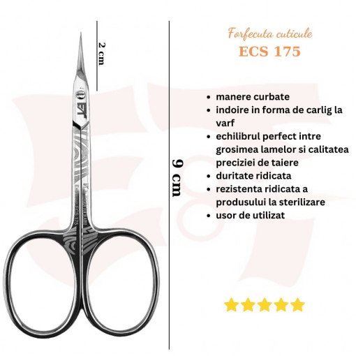 Forfecuta pentru cuticule EXCLUSIV EUGEN TOCILARUL - ECS 175