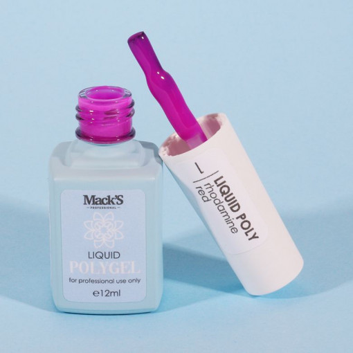 Liquid Polygel MACKS Rhodamine Red 1 -12ml