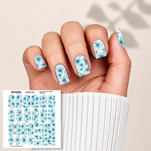 Nail Wraps Manichiura Flowers 101 Annette Nails MWR-101