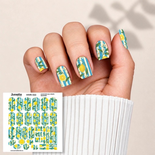 Nail Wraps Manichiura Summer 22 Annette Nails MWR-022
