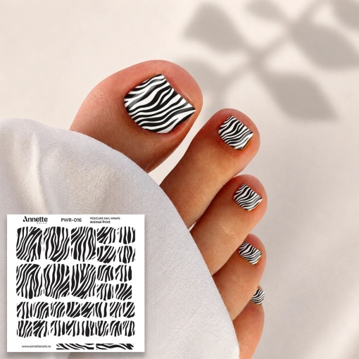 Nail Wraps Pedichiura Animal Print 16 Annette Nails PWR-016