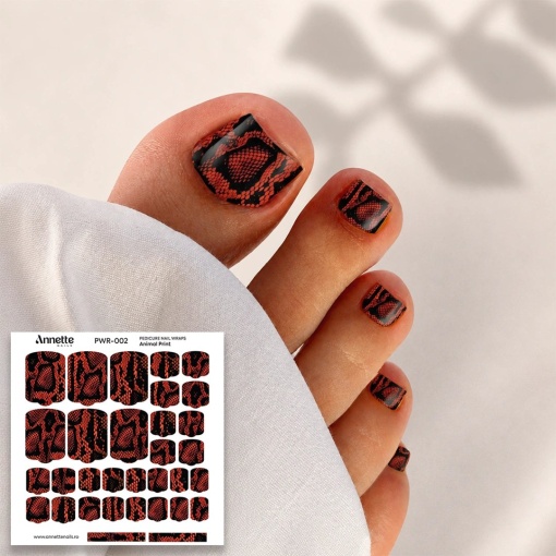 Nail Wraps Pedichiura Animal Print 2 Annette Nails PWR-002