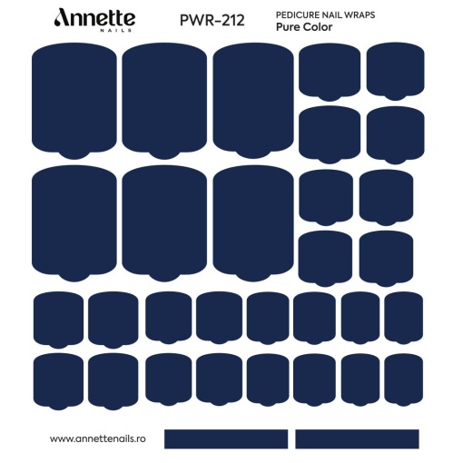 Nail Wraps Pedichiura Pure Color 212 Annette Nails PWR-212