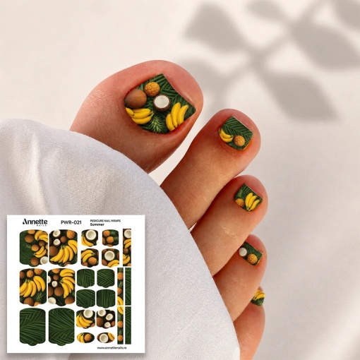 Nail Wraps Pedichiura Summer 21 Annette Nails PWR-021