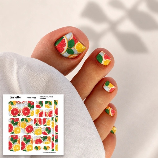 Nail Wraps Pedichiura Summer 25 Annette Nails PWR-025