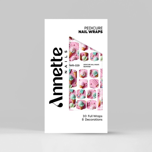 Nail Wraps Pedichiura Summer 29 Annette Nails PWR-029