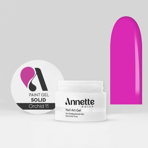 Paint Gel Solid Orchid 11 Wipe - 5ml Annette Nails GPS-11