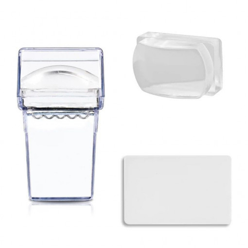Set Stampila manichiura + racleta