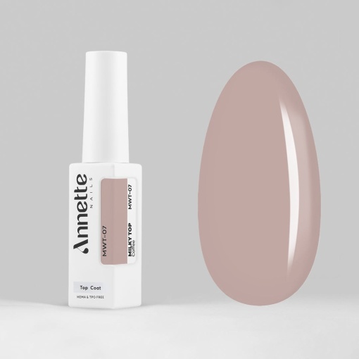 Top Coat Milky Coffee MWT-07 - 8ml Annette Nails